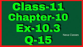 Ex103 Q15 Class 11  Straight Lines  NCERT Math [upl. by Bui91]