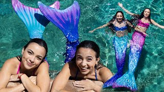 We Became Mermaids for a Day  Merrell Twins [upl. by Phelps321]