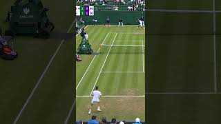 The best two backtoback points you will EVER see 😮 Wimbledon Shorts Tennis [upl. by Llewop]