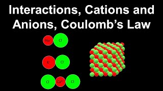 Interactions Cations and Anions Coulombs Law  AP Chemistry [upl. by Hayne]