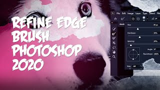 How to Use Refine Edge Brush to Drastically Improve Selection in Photoshop 2020 [upl. by Torin190]