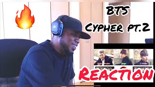 BTS방탄소년단  Cypher Pt2 Triptych  First time reaction  Crazy flows 🔥 🔥 [upl. by Yelssew839]