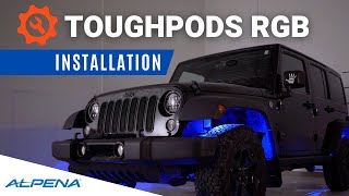 Install Toughpods RGB Rock Lights from Alpena [upl. by Donohue]