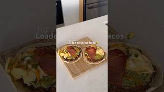 Loaded Breakfast Tacos 🌮🥓 breakfasttacos tacos breakfastrecipe breakfastideas [upl. by Acirderf731]