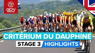 GC Favourites Show Their Cards  Critérium Du Dauphiné 2022 Stage 3 Highlights [upl. by Nevlin]