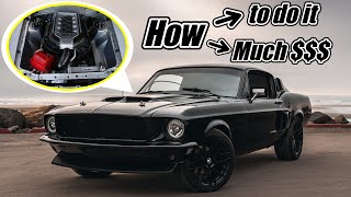 Turning a Classic Car into a Modern Car A quotHow toquot and Cost Breakdown Guide [upl. by Iffar]