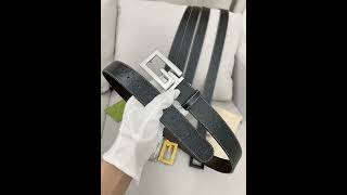 Gucci top layer leather belt [upl. by Lacy]