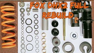 FOX DHX 2 20162020 Service  Full Rebuild  ridefoxbike bikemaintenance nasabiketech [upl. by Longley]