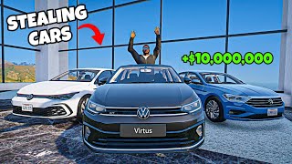 GTA5 Tamil ROBBING Every VOLKSWAGEN CARS From The DEALERSHIP In GTA 5  Tamil Gameplay [upl. by Saffier]