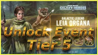 GL Leia Organa  Tier 5 V Unlock Event 2 for 2 no bugs [upl. by Nodnarb]