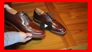 Alden Ravello Shell Cordovan Longwing Shoes [upl. by Whittaker]