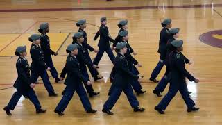 Union HS Army JROTC Unarmed Regulation at Central Regional Drill Competition 2019 [upl. by Aeslehc956]