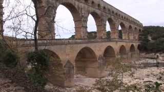 Le Pont du Gard  superbe vidéo [upl. by Kerad95]