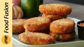 White Sauce Cutlets  Make amp Freeze Recipe By Food Fusion Ramadan Special [upl. by Htabmas]