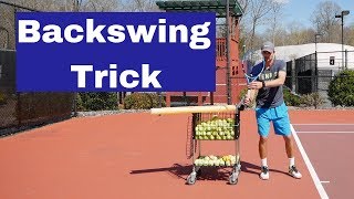 How To INSTANTLY Shorten Up Your Backswing and Be More Consistent In Tennis [upl. by Samtsirhc]