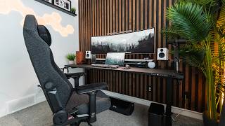 Desk setup makeover  I found the PERFECT desk 🔥 [upl. by Nama]