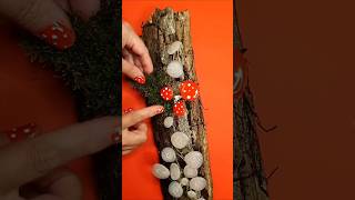 Leuchtende Pilze mit Heißkleber basteln 🍄 herbstdiy herbstdeko gluegunhacks [upl. by Eitirahc]