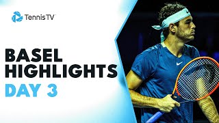 Ruud vs Bublik Murray Hurkacz amp AugerAliassime In Action  Basel 2023 Day 3 Highlights [upl. by Garda]