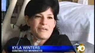 Kyla Winters Meningitis and Kidney Transplant KGTV [upl. by Maillij]