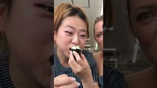 Onigiri challenge onigiri foodchallenge onigirichallenge [upl. by Sonitnatsnok950]