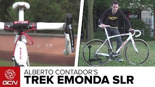 Alberto Contadors Trek Emonda SLR  Tour de France 2017 [upl. by Meeki513]