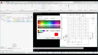 AutoCAD 2021  Practice 7 Rectangular Array Grill Drawing [upl. by Anawad]