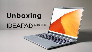 Unboxing the new Lenovo IdeaPad Slim 5i 16quot 2023 [upl. by Neenej]