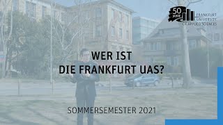 Sommersemester 2021 – Begrüßung des Präsidenten  Frankfurt UAS [upl. by Killy]