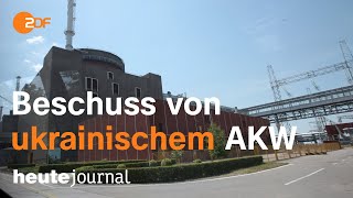 heute journal vom 060822 AKWBeschuss Ukrainekrieg Nahostkonflikt Extremismus українською [upl. by Noremmac]