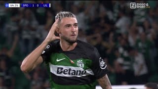 Zeno Debast Goal Sporting vs Lille 20 All Goals and Extended Highlights [upl. by Alyosha]