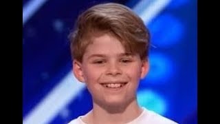 Merrick Hanna Americas got Talent all  full performances  AGT 2017 Season 12 [upl. by Nomrah]