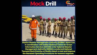 Mock drill at Morjim beach [upl. by Robillard386]