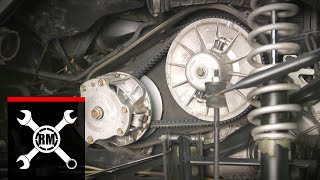 How To Change the Drive Belt on a Polaris Ranger 570 900 amp 1000 [upl. by Maurreen]