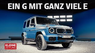 Weltpremiere Exklusive Einblicke in den elektrischen Mercedes G [upl. by Otsenre427]