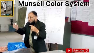 Color matching formulas Munsell color system  Textile Dyeing and bleaching Course  lecture  3 [upl. by Llerrom523]