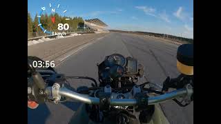 BMW F650GS Twin 0100kmh  060mph acceleration [upl. by Adina]