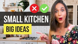 ✅ TOP 10 SMALL KITCHEN Interior Design Ideas and Home Decor  Tips and Trends [upl. by Yeldoow440]