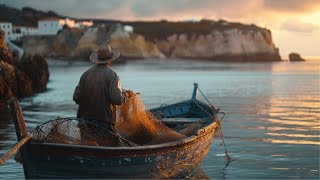 Portuguese Fado Music with Beautiful Portugal Travel Destinations  Relaxing Background Music [upl. by Ilajna]