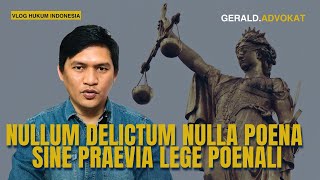 Nullum Delictum Nulla Poena Sine Praevia Lege Poenali [upl. by Tinaret395]