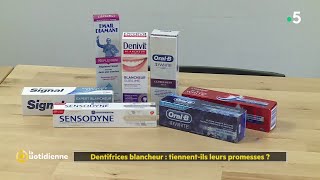 Dentifrices blancheur  tiennentils leurs promesses [upl. by Akinnej]