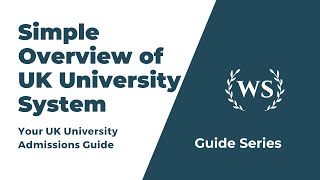 Simple Overview of the UK University System  Study in the UK 🇬🇧 [upl. by Beaufort]