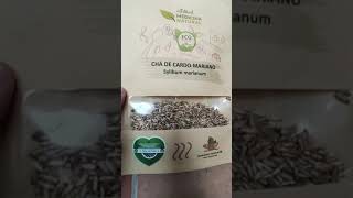 Cardo Mariano em Semente Sylibum marianum Medicina Natural chá [upl. by Nonnelg390]