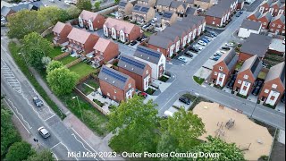 The Construction Of CALA Homes Southwood Mews Part 3  A drone video diary February  May 2023 [upl. by Ferreby]