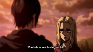 Historia has Erens Baby  Eren and Historia talk about having a child eng sub [upl. by Waylan]