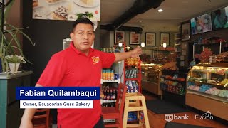 Ecuadorian Guss Bakery  Small Business Big Ambition™  US Bank  Elavon Inc [upl. by Nnylirej]