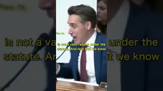 Sen Hawley Gives Weaselly Sec Mayorkas Absolutely No Escape From His Complete Incompetence [upl. by Ilajna414]