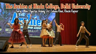 The Archies at Hindu College Delhi University for the Promotion  Suhana Khan Khushi Kapoormovie [upl. by Mintun]