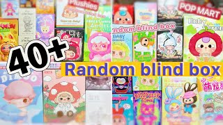 40 POP MART amp Random blind box unboxing  hirono  Hacipupu  shinwoo  Dimoo  plushies and more [upl. by Kreis]