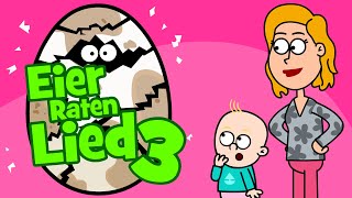 ♪ ♪ Kinderlied Ratespiel  Eier Raten Lied 3  Hurra Kinderlieder  Mitmachlieder Ostern [upl. by Strohben303]