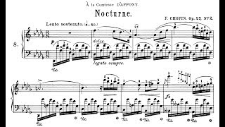 Chopin Nocturne Op27 No2 in Db Major Moravec [upl. by Bernardina]